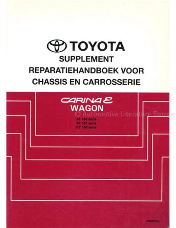 1993 TOYOTA CARINA E WAGON (SUPPLEMENT) CHASSIS EN