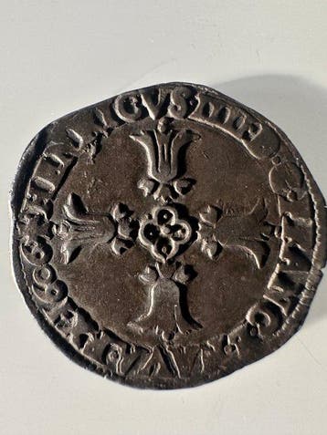 Frankrijk. Henri IV (1589-1610). 1/4 Écu 1606-L, Bayonne