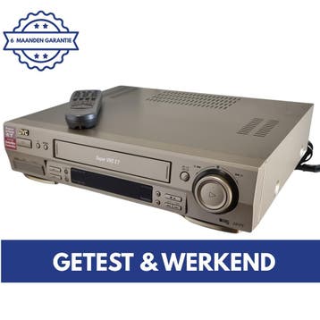 JVC HR-S6700EU | S-VHS Videorecorder | VHS Speler | Video, Verzenden, Gebruikt, VHS-speler of -recorder