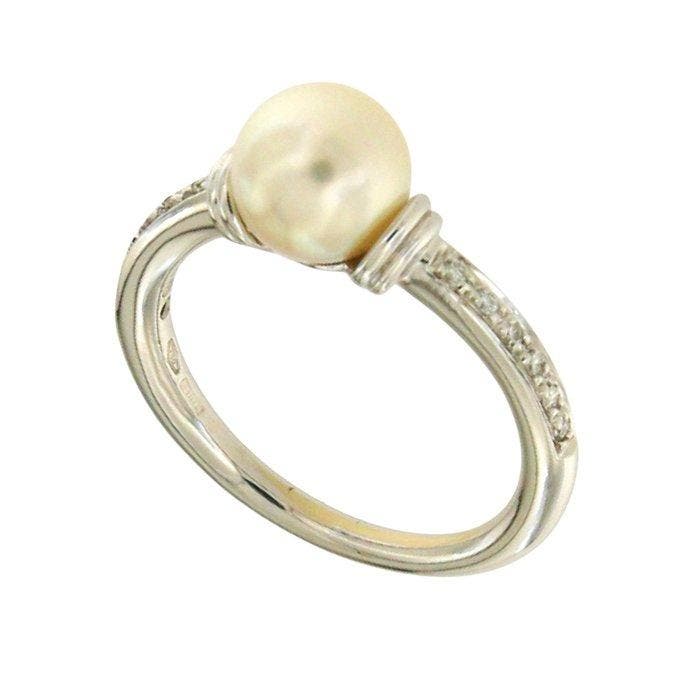 Giorgio Visconti - Bague - 18 carats Or blanc - 0.20ct. tw., Bijoux, Sacs & Beauté, Bagues