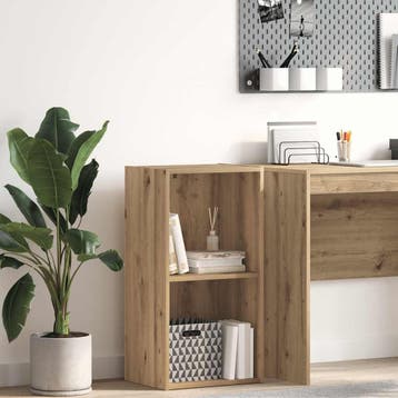 vidaXL Boekenkast 40x30x77 cm bewerkt hout artisanaal, Verzenden
