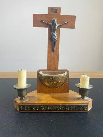 Crucifix - Hout - 1910-1920 - HEER UW WIL GESCHIEDE