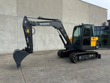 Veiling: Midigraafmachine Volvo EC60C Diesel 2012, Articles professionnels, Ophalen