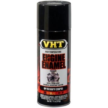 VHT ENGINE ENAMEL™ Gloss Black  (Zwart glans) (VHT COATING, Verzenden, Nieuw