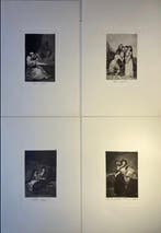 Francisco De Goya (1746-1828) - 8 gravures issues de Los