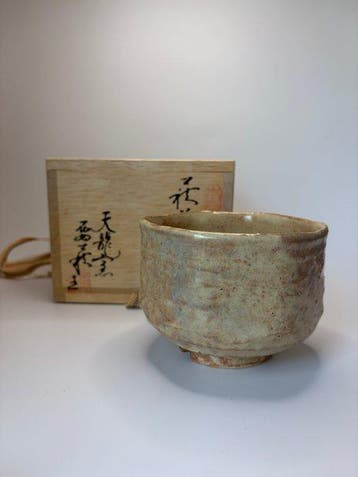 Japanse Hagi-keramiek hexagonale chawan – Tengyu-kiln –