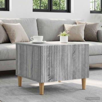 vidaXL Salontafel met lade Grijs sonoma 49 x 50 x 40 cm, Verzenden