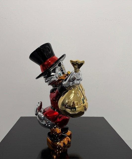 Van Apple - Scrooge McDuck, Antiek en Kunst, Kunst | Designobjecten