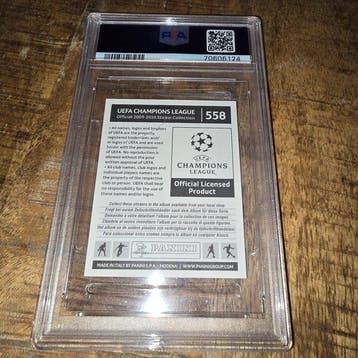 2009/10 Panini UEFA Champions League Ronaldinho #558 Graded, Nieuw