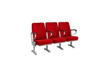 Lino Sonego - Fauteuil - Fluweel, Metaal - Rij bestaande uit