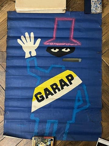 Raymond Savignac - Garap. Vers 1953. Affiche lithographiée