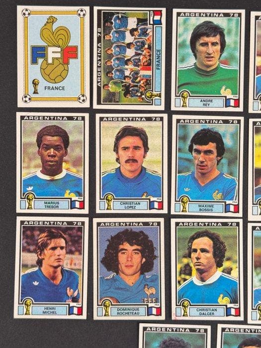 1978 Panini Argentina 78 World Cup, - France team #79/89,, Verzamelen, Stickers