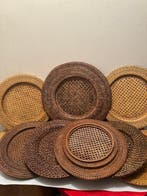 Flamant - Tafelservies (9) - Togo - Rattan - Vintage