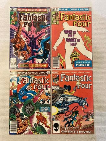 Fantastic Four (1961) 10 comics in range # 231 to 295 +, Nieuw