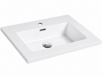 Badplaats Wastafel Angela 60 x 48 cm - Wit - Wasbak, Verzenden