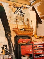 panamarenko - Zonder titel (Flugbetrieb) - Années 1990, Antiek en Kunst, Kunst | Tekeningen en Fotografie