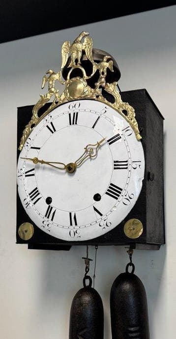 Horloge - Acier - 1800-1850 - Adelaar Comtoise, Antiquités & Art
