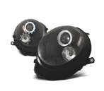 PHARES POUR MINI COOPER R56 R57 06-14 ANGELS EYES FOND NOIR, Verzenden