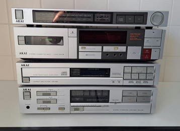 Akai - AT-A1/HX-2/CD-A30/AM-A101 Ensemble stéréo -, Audio, Tv en Foto, Nieuw