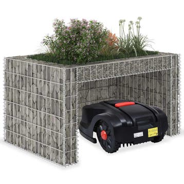 vidaXL Grasmaaieroverkapping met plantenbak 110x80x60cm, Verzenden, Nieuw