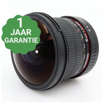 10% korting | Samyang 8mm f/3.5 Fisheye Canon CSII |, Verzenden
