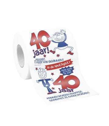 Toiletpapier 40 Jaar Man, Verzenden