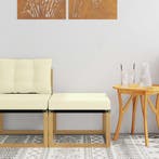 vidaXL Buiten Voetenbank Massief acaciahout en, Verzenden, Nieuw