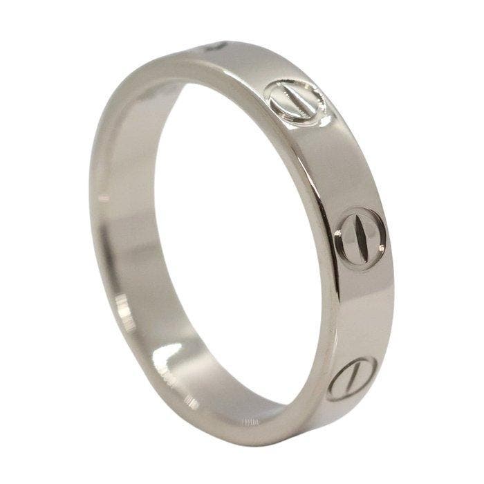 Cartier - Ring - LOVE small model - 18 karaat Witgoud, Bijoux, Sacs & Beauté, Bagues