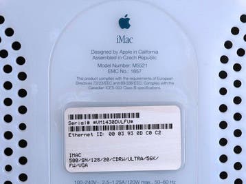 Apple iMac G3 Dalmatian Empty Case – Rare Original Housing, Nieuw