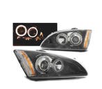 PHARES POUR FORD FOCUS II 04-08 ANGEL EYES FOND NOIR, Verzenden