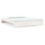 Houten bed 200x200 wit | Tweede kansje | OP = OP (bedframe), Huis en Inrichting, Slaapkamer | Bedden, Verzenden, Wit, Tweepersoons