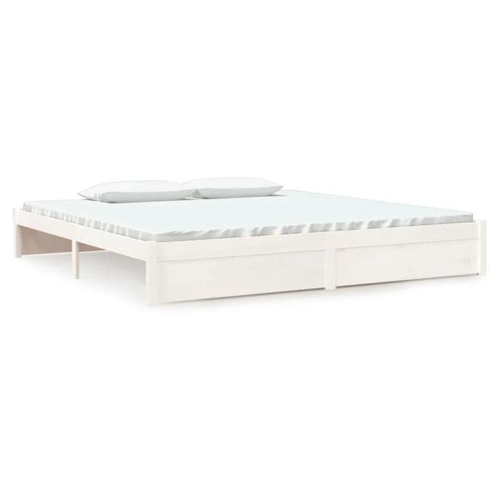 Houten bed 200x200 wit | Tweede kansje | OP = OP (bedframe), Maison & Meubles, Chambre à coucher | Lits, Envoi