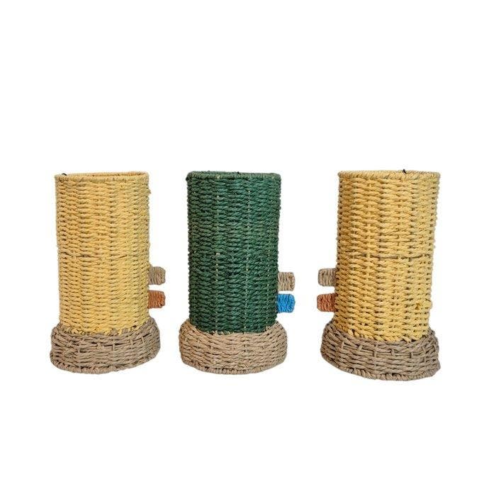Villa Collection - Vase (3) - Styles Vases - 2 jaunes et 1, Antiek en Kunst, Kunst | Designobjecten