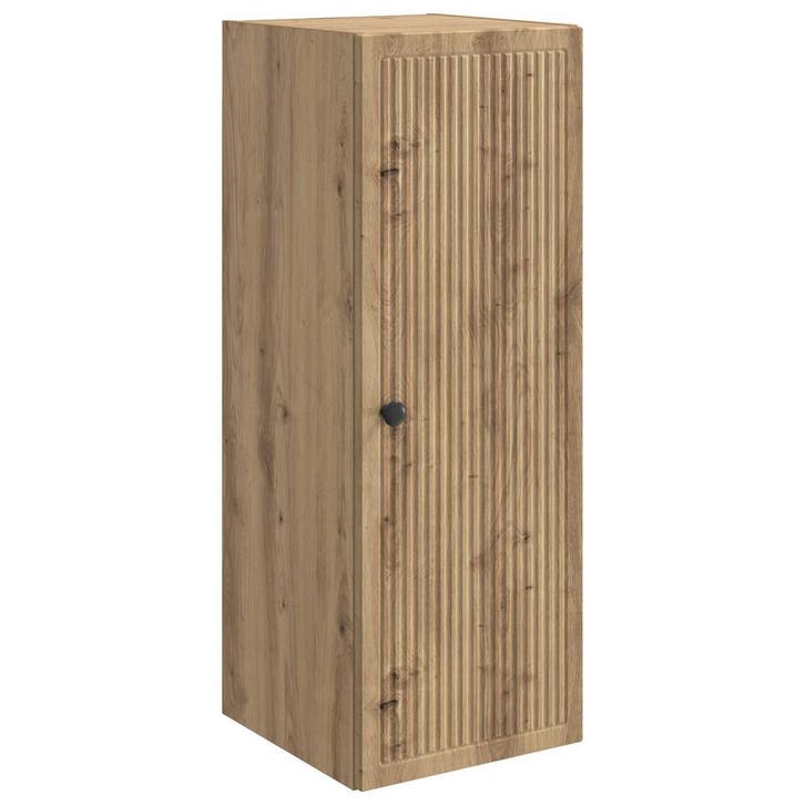 vidaXL Wandkast Artisanaal eiken 33 x 34,5 x 90 cm Bewerkt, Huis en Inrichting, Kasten | Overige, Nieuw, Verzenden