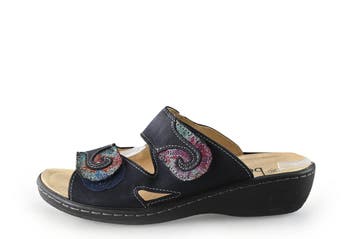 Belvida Slippers in maat 39 Blauw, Slippers, Belvida, Zo goed als nieuw, Verzenden