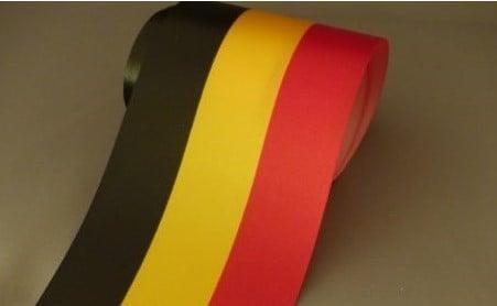 Belgische vlag 70 mm 25 meter per rol, Hobby & Loisirs créatifs, Bricolage