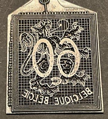 België 1932 - Heraldieke Leeuw - 60c Lila - Slagsteen /, Gestempeld