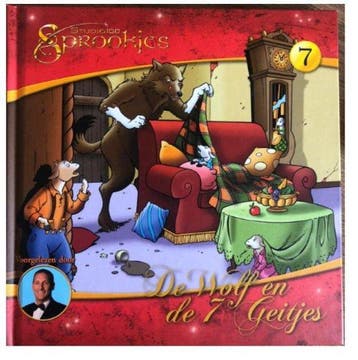 De wolf en de 7 geitjes sprookjes luister CD met boek 20 x, Boeken, Verzenden, Nieuw