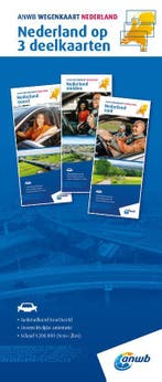 Wegenkaart Nederland Set Noord-Midden-Zuid 9789018053833, Verzenden, Nieuw