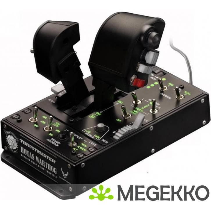 Thrustmaster Hotas Warthog Dual Throttles Zwart, Computers en Software, Overige Computers en Software, Nieuw, Verzenden