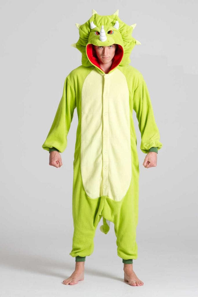 KIMU® Onesie Triceratops Pak XS-S of 152-158 Dinosauruspak K, Kleding | Dames, Carnavalskleding en Feestkleding, Nieuw, Ophalen of Verzenden