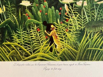 Henri Rousseau (1844-1910) - 2 lithographies, Paysage de