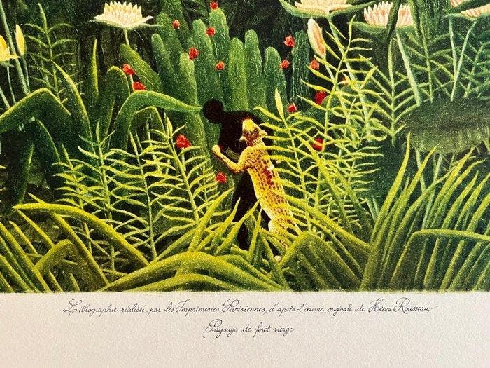 Henri Rousseau (1844-1910) - 2 lithographies, Paysage de, Antiek en Kunst, Antiek | Overige Antiek