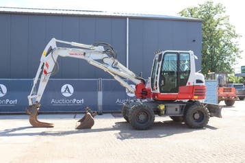 Veiling: Wielgraafmachine Takeuchi TB295W Diesel 85kW 2021, Ophalen