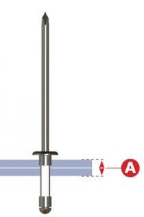 Gelakte popnagels (rivetten), Doe-het-zelf en Bouw, Dakpannen en Dakbedekking, Ophalen of Verzenden