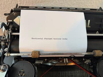 Continental Standard -Typewriter- Wanderer Werke Chemnitz