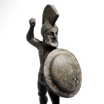 Griekse stijl - Grand Tour Brons Gladiatorfiguur