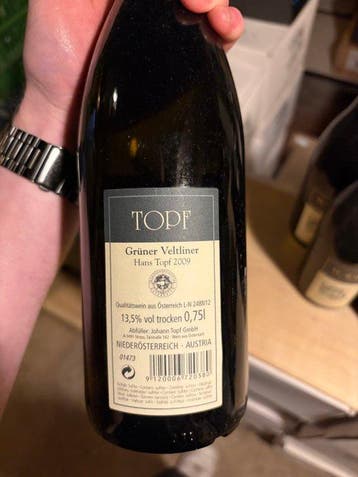 2009 Hans Topf, Topf Grüner Veltliner - Niederösterreich - 6, Nieuw