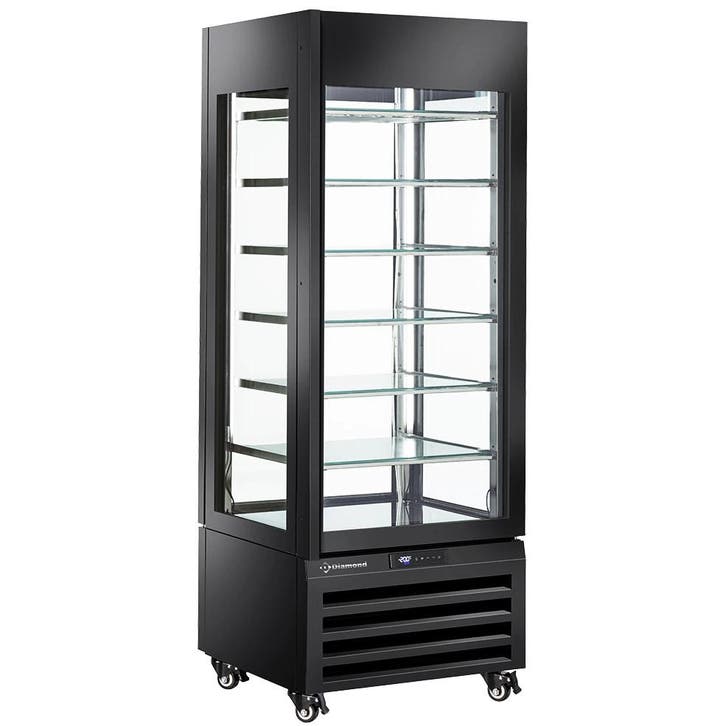 Vriesvitrine | EXALTA | 440L | Zwart | -15°C/-22°C |, Articles professionnels, Horeca | Équipement de cuisine, Envoi