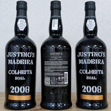 2008 Justinos Madeira, Colheita Boal - Madère DOC, Boal, Verzamelen, Nieuw
